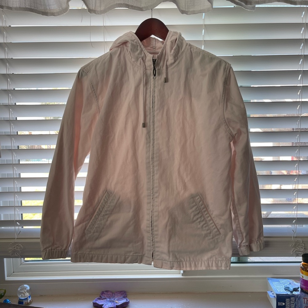 100% cotton baby pink jacket, women’s S